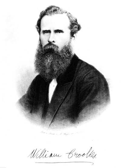 Sir William Crookes, englischer Chemiker und Physiker (um 1875) von Unbekannt