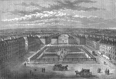 Soho Square, um 1700, 1897 von Unbekannt