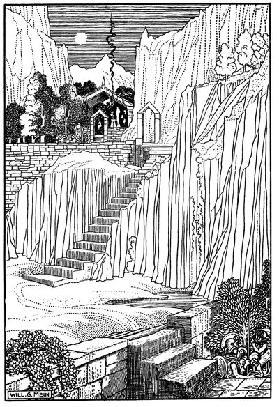 Spartaner fragen das Orakel von Delphi, ob sie Krieg gegen Athen führen sollen, um 431 v. Chr., 1910 von Unbekannt
