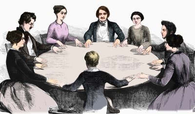 Spiritistisches Treffen in Leipzig, Deutschland von Unbekannt