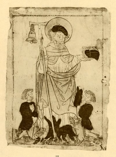 St. Antonius der Einsiedler, 1915 von Unbekannt