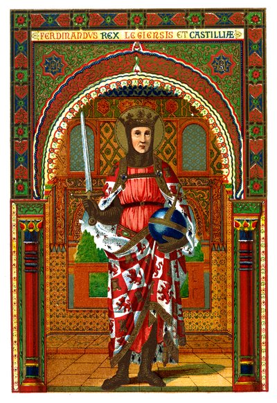 Heiliger Ferdinand III. von Kastilien und León, 1886 von Unbekannt