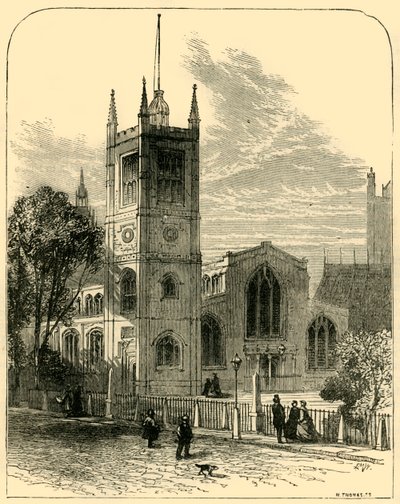 St. Margarets Kirche, von Nordwesten, 1881 von Unbekannt