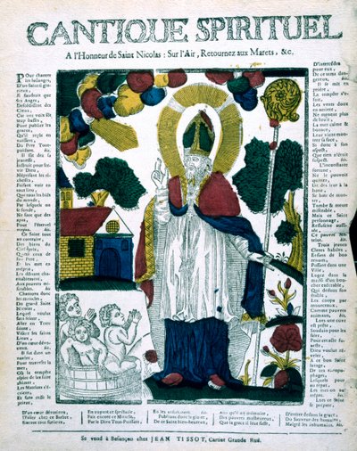 St. Nikolaus, 19. Jahrhundert von Unbekannt