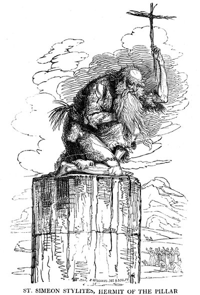 St. Simeon Stylites, Einsiedler der Säule von Unbekannt