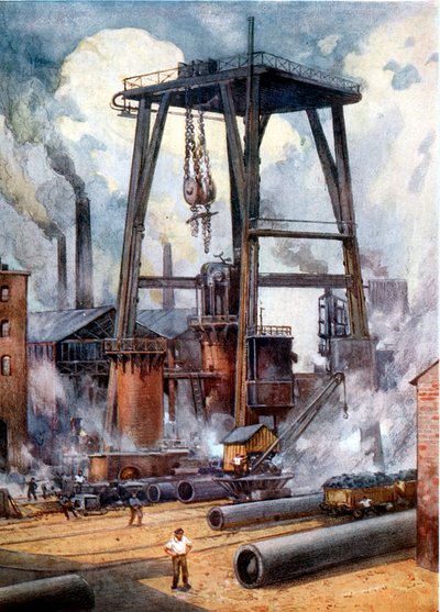 Stahlwerke, ca. 1925 von Unbekannt