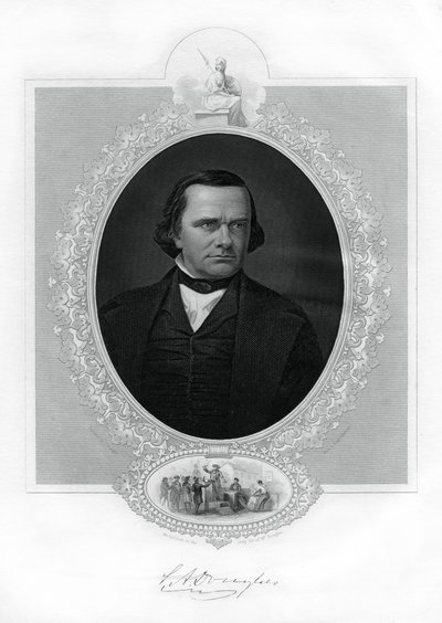 Stephen A. Douglas, amerikanischer Politiker, 1862-1867 von Unbekannt