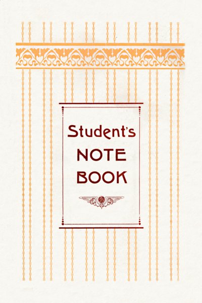 Studenten-Notizbuch, 1917 von Unbekannt
