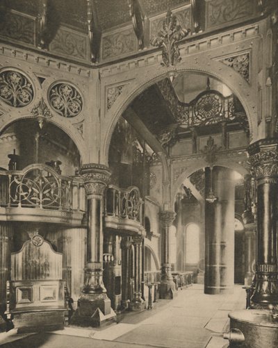 Sublimierte Kläranlage: Das Maschinenhaus in Abbey Mills, um 1935 von Unbekannt