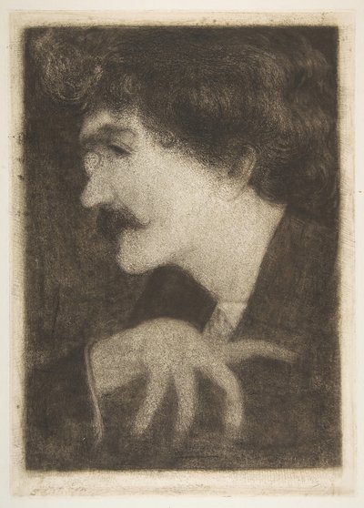 Vorschlag von Whistler für sein Porträt, 1870er Jahre von Unbekannt