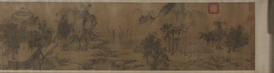 Tao Yuanmings Rückkehr nach Hause, 1300er Jahre von Unbekannt