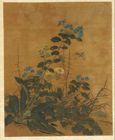 Zehn Bilder von Blumen, Früchten und Vögeln, Ming-Dynastie von Unbekannt