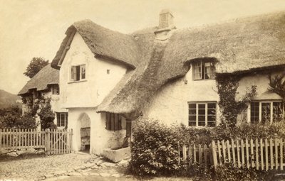 Reetgedecktes Cottage, Lustleigh, Devon von Unbekannt