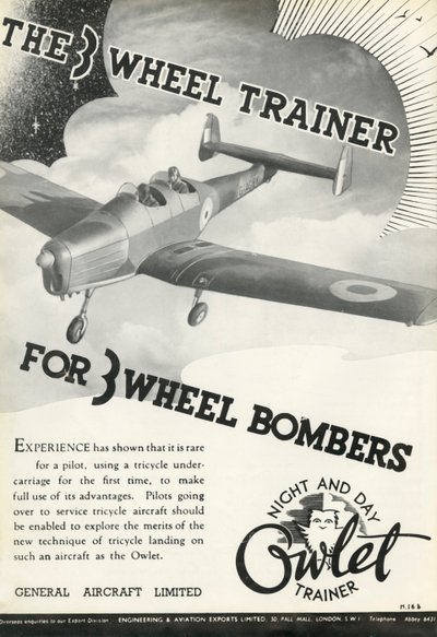 Der 3-Rad-Trainer für 3-Rad-Bomber, 1941 von Unbekannt