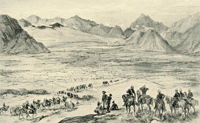 Die Aktion auf den Höhen über Charasia, 6. Oktober 1879, 1901 von Unbekannt