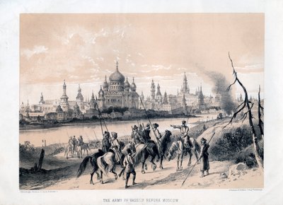 Die Armee von Wassili vor Moskau von Unbekannt