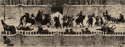 Die Ermordung von Alexander II. am 13. März 1881 von Unbekannt