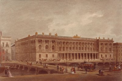 Die Berliner Börse an der Burgstraße, Ende 1860er-Anfang 1870er Jahre von Unbekannt