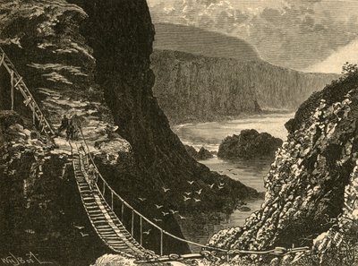 Die Brücke, Carrick-A-Rede, 1898 von Unbekannt