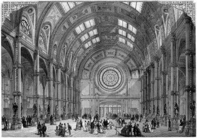 Die zentrale Halle, Alexandra Palace, London, 1875 von Unbekannt