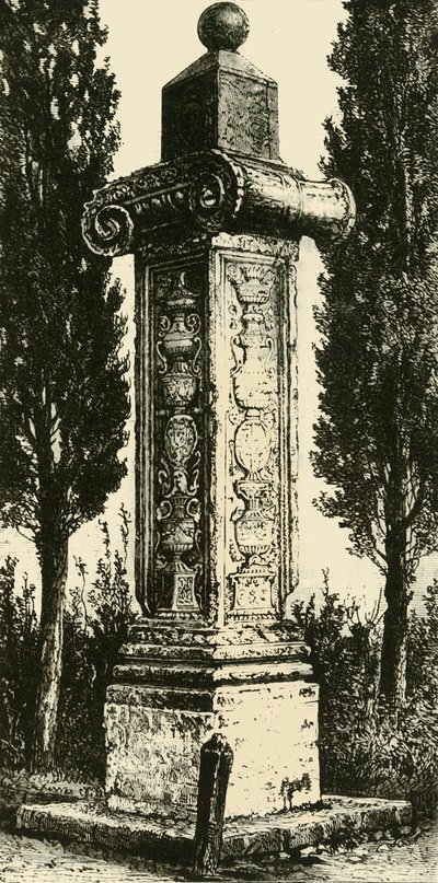 Die Säule der Franzosen, Ravenna, errichtet zum Gedenken an Gaston De Foix, 1890 von Unbekannt