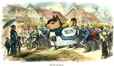 Der Hund von Himura, Japan, 1872 von Unbekannt