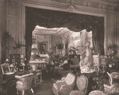 Das Wohnzimmer im Sandringham House, Norfolk, 1894 von Unbekannt
