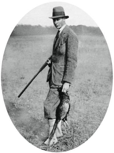 Der Herzog von York bei einer Jagdgesellschaft, 1922 von Unbekannt