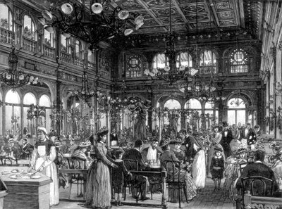 Das Duval-Restaurant am Quai de Billy, Paris, 1889 von Unbekannt