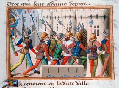 Die Engländer werden aus Paris vertrieben, April 1436, 1484 von Unbekannt