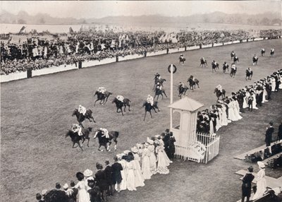 Das Ziel des Royal Hunt Cup, um 1903 von Unbekannt