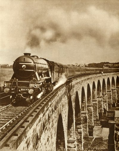 Der Flying Scotsman...Non-Stop-Fahrt zwischen Kings Cross und Newcastle, 11. Juli 1927, 1935 von Unbekannt