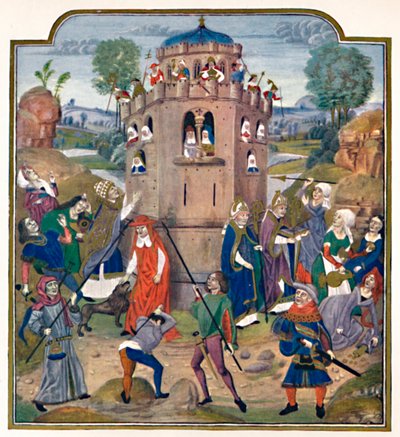 Die Festung des Glaubens. MS. Roy. 17 F. vi von Unbekannt