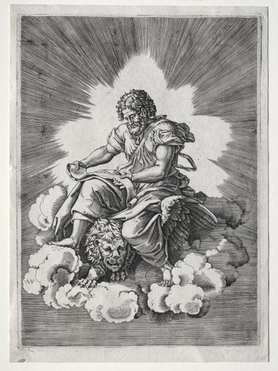 Die vier Evangelisten: St. Markus von Unbekannt