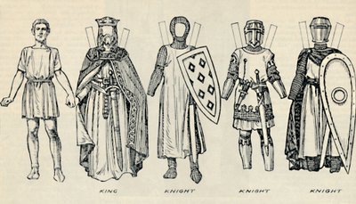 Die Galerie der britischen Kostüme: Kleidungsarten in der frühen Plantagenet-Zeit von Unbekannt