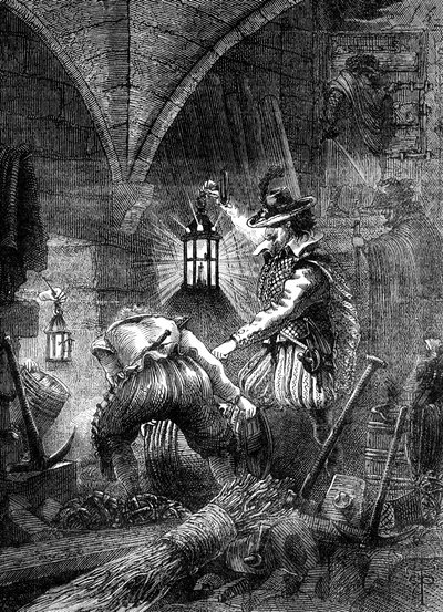 Die Verschwörer des Schießpulverkomplotts bei der Arbeit, ca. 1902 von Unbekannt