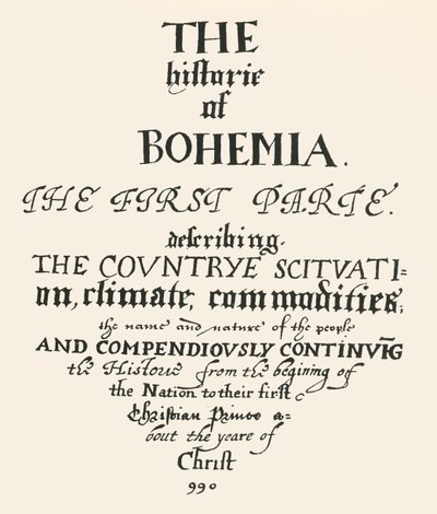 Die Geschichte von Böhmen, 1619-1620 von Unbekannt