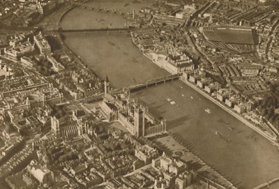 Die Heilige Insel Thorney mit ihrer alten Abtei, wie sie heute erscheint, ca. 1935 von Unbekannt