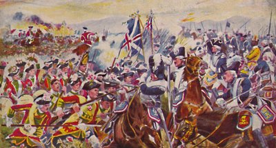 The Kings Own Yorkshire Light Infantry. Die Schlacht in den Rosenfeldern bei Minden, 1759, 1939 von Unbekannt