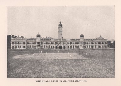 Der Kuala Lumpur Cricket Ground, Malaya, 1912 von Unbekannt