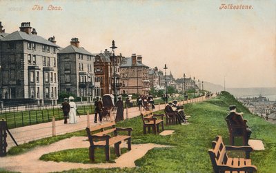 The Leas, Folkestone, spätes 19. bis frühes 20. Jahrhundert von Unbekannt