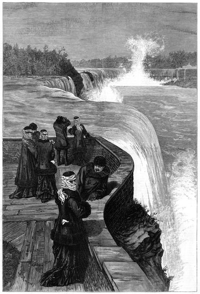 Der Marquis und die Marquise von Lorne an den Niagarafällen, Kanada von Unbekannt