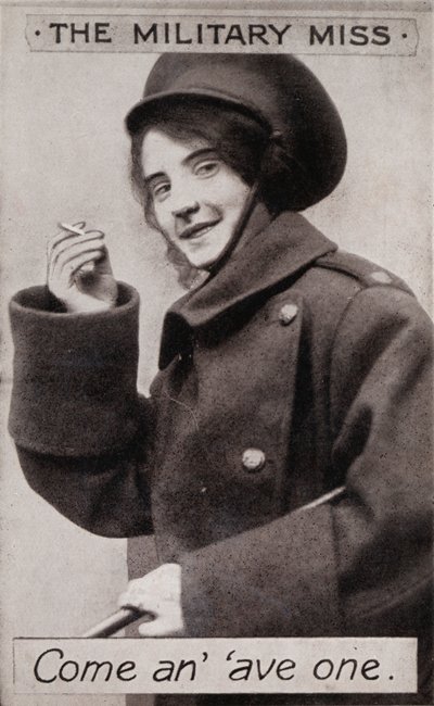 Die Militärdame - Komm und hab eine, ca. 1914 von Unbekannt