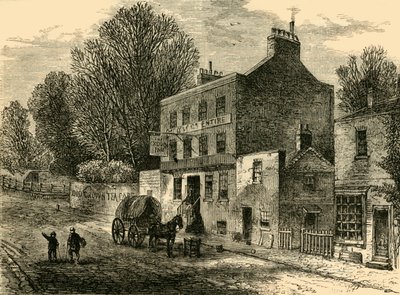 Das alte Crown Inn, Highgate von Unbekannt