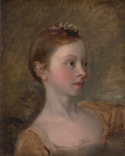 Die Tochter des Malers Mary 1750-1826, Mitte des 19. Jahrhunderts von Unbekannt