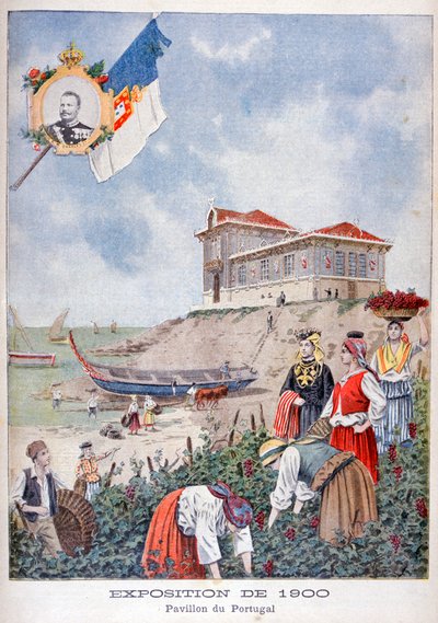 Der portugiesische Pavillon auf der Weltausstellung 1900, Paris, 1900 von Unbekannt