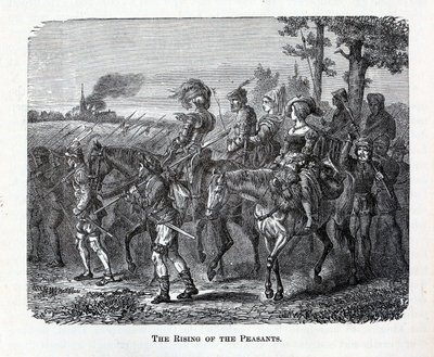 Der Aufstand der Bauern, 1882 von Unbekannt