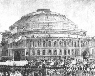 Die Royal Albert Hall, 1871: Eröffnet von Königin Victoria, 29. März 1901 von Unbekannt