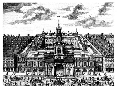 Die Royal Exchange, London, spätes 17. Jahrhundert von Unbekannt