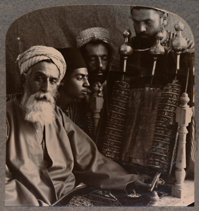Der Samariter Hohepriester als Pädagoge, um 1900 von Unbekannt